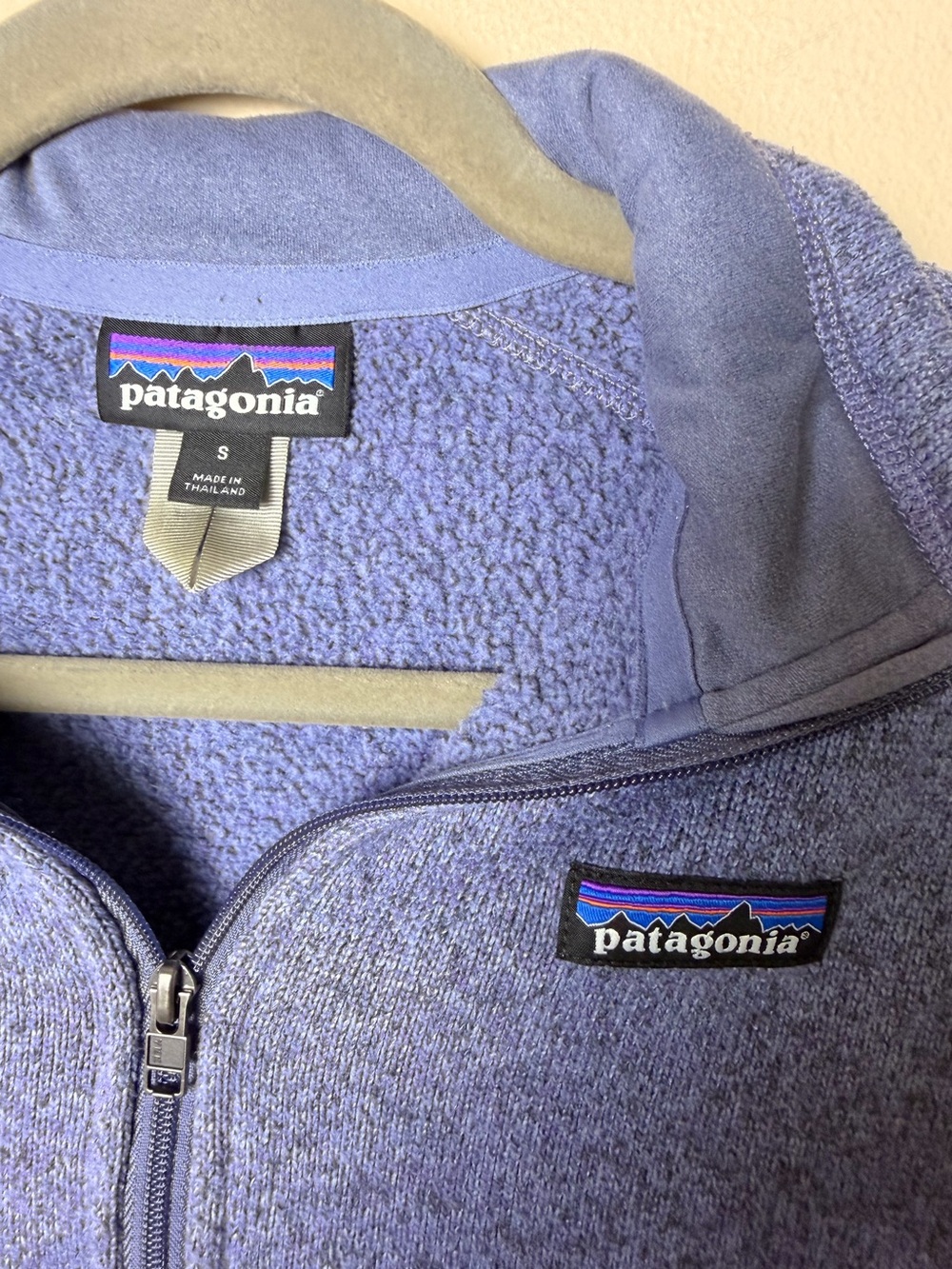 Patagonia Better Sweater 1/4 Zip Fleece U Pine Purple Pullover Size Small GUC - Picture 4 of 8
